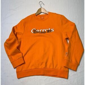 Carrots by Anwar Carrots Crewneck Sweatshirt Graphic Logo Orange XXL-18